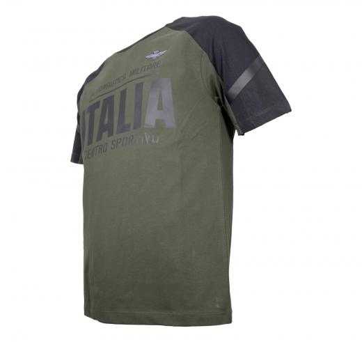AERONAUTICA MILITARE T-Shirt Uomo TS2327 Colore Verde Muschio