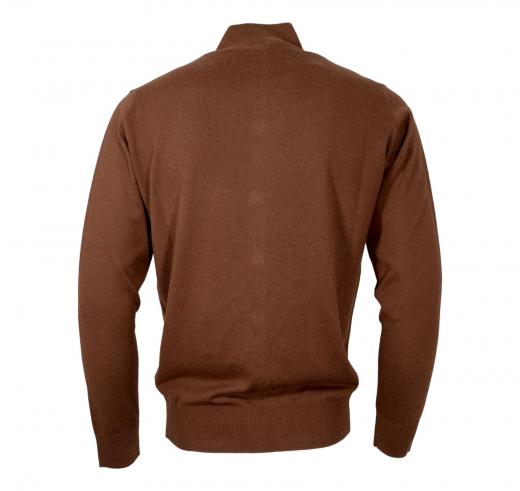 CASHMERE COMPAN Maglia Cardigan IU205909 1515 Cashmere Lana e Seta Colore Marrone