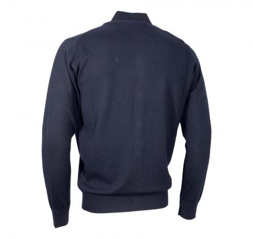 CASHMERE COMPAN Maglia Cardigan IU205909 1510 Cashmere Lana e Seta Colore Blu