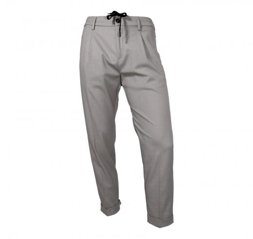 RH RES HOMINE Pantalaccio Uomo Modello Ciro TP400 A/I Colore Grigio Chiaro