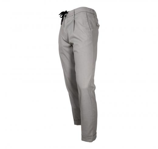 RH RES HOMINE Pantalaccio Uomo Modello Ciro TP400 A/I Colore Grigio Chiaro
