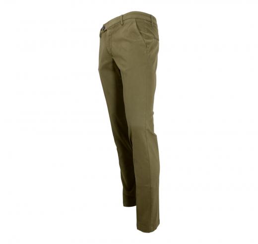 RH RES HOMINE  Pantalone Uomo Elasticizzato Modello Thomas TTOO1 A/I Colore Verde