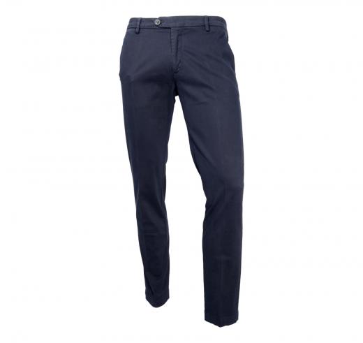 RH RES HOMINE Pantalone Uomo Elasticizzato Modello Thomas TTOO1 A/I Colore Blu