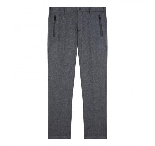 PAUL SHARK Pantalone Uomo Chino In Lana Tecnica 14314076 Colore Grigio
