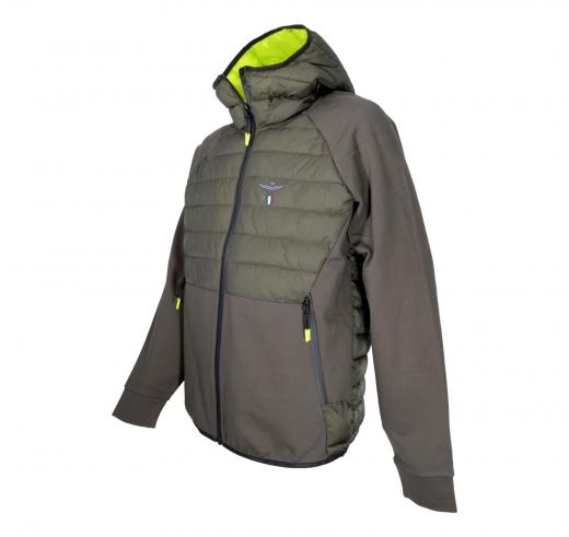 AERONAUTICA MILITARE Giubbotto Uomo Con Cappuccio AF487 Colore Verde Militare