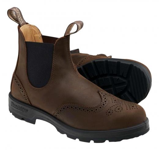 BLUNDSTONE Stivaletti Australiani Elastic Sided Boot Classic Antique 2444 Brown e Brown