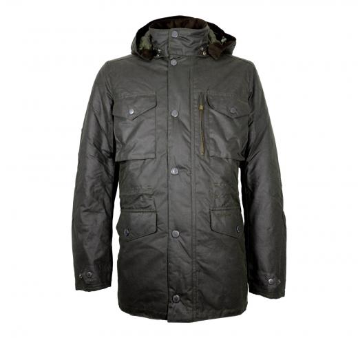 BARBOUR Giacca Uomo Winter Sapper Wax Jacket MWX2203SG51 Colore Sage Verde Oliva