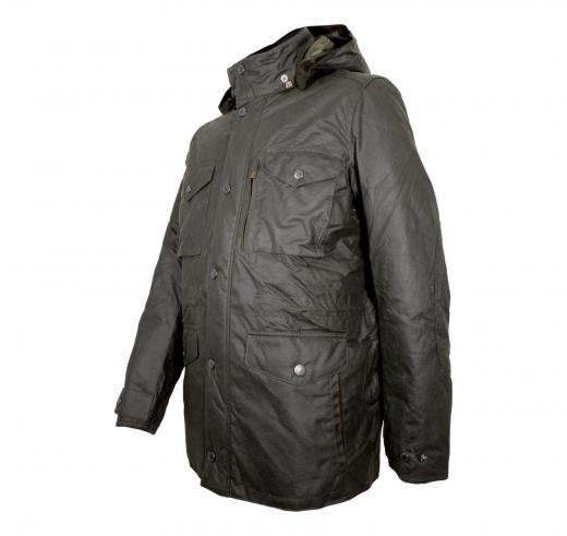 BARBOUR Giacca Uomo Winter Sapper Wax Jacket MWX2203SG51 Colore Sage Verde Oliva
