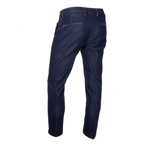 RH RES HOMINE Pantalone Uomo Velluto a Costine Modello Thommy TP100 Colore Blu