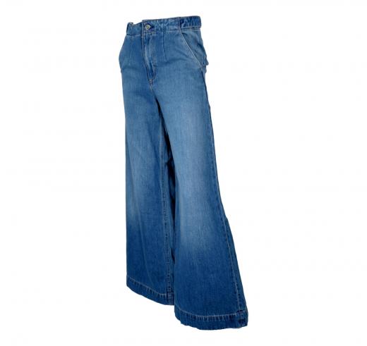 BOSS Jeans Donna Largo Con Pence ZEPHYRUS 50528820 Colore Blu Denim