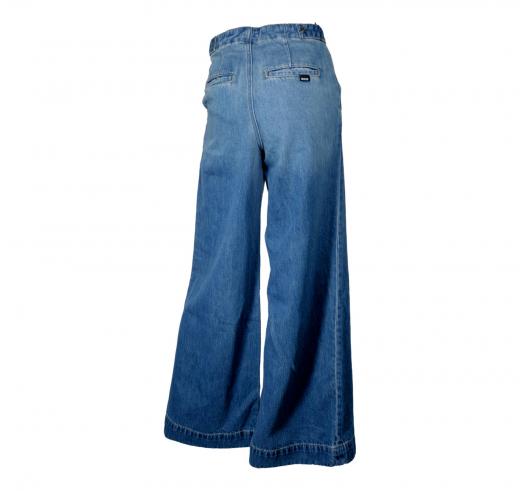 BOSS Jeans Donna Largo Con Pence ZEPHYRUS 50528820 Colore Blu Denim