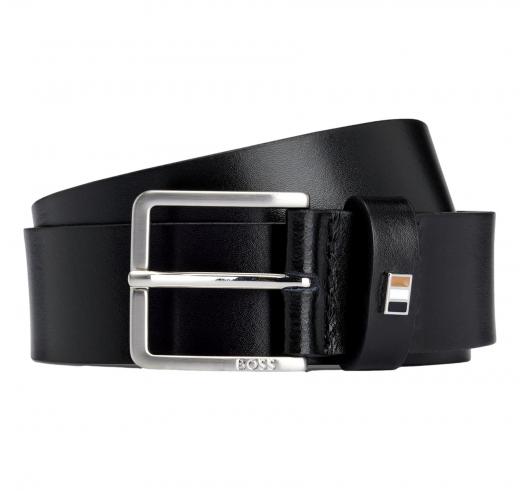 BOSS Cintura Uomo Ther Flag E Sz35 50486839 Pelle Nero