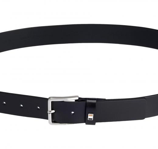 BOSS Cintura Uomo Ther Flag E Sz35 50486839 Pelle Nero