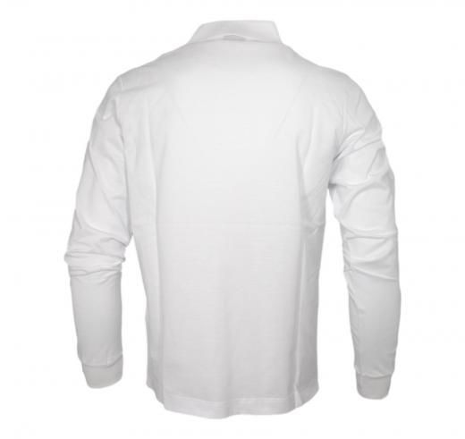 PAUL SHARK Polo Uomo Manica Lunga In Pique Di Cotone C0P1229 010 Colore Bianco