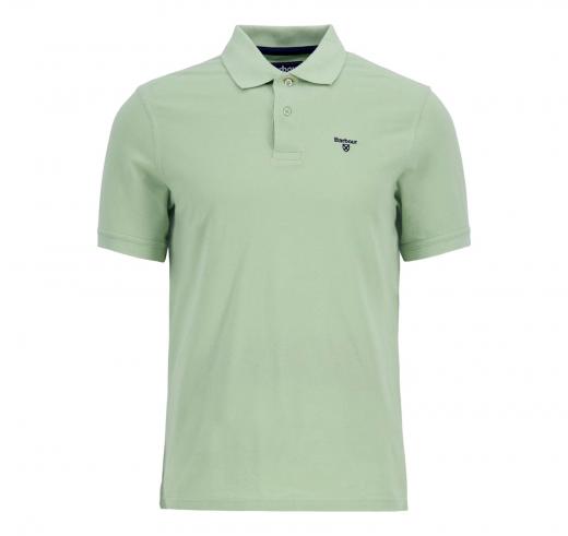 BARBOUR Polo Uomo Sports MML1367GN12 Verde Chiaro