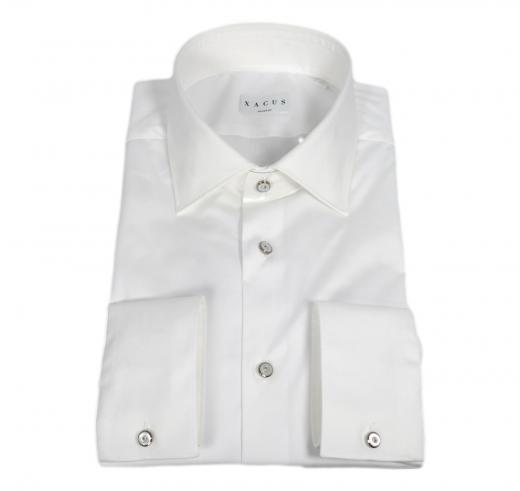 XACUS Camicia Uomo Stretch Bottoni In Metallo Polsi Doppio Uso 11716773 Colore Bianco