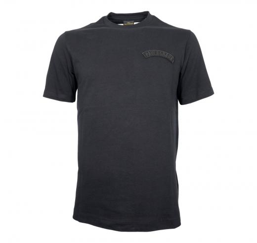 PAUL & SHARK Tshirt Uomo Logo badge e Stampa Sul Retro 25411064 Colore Nero