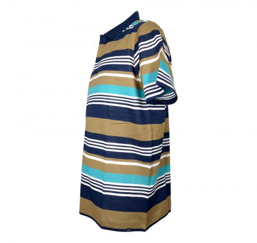 PAUL SHARK Polo Uomo in Cotone Organico Piquet' Filo di Scozia 25411255 Riga Beige