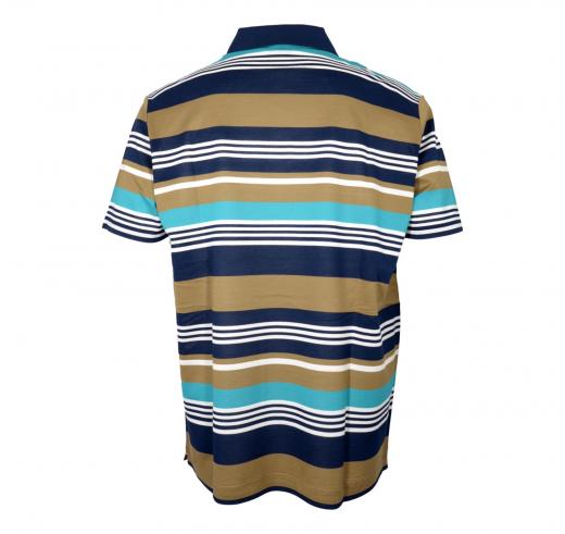 PAUL SHARK Polo Uomo in Cotone Organico Piquet' Filo di Scozia 25411255 Riga Beige