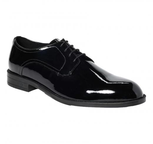 BOSS Scarpe Uomo Derby In Pelle Lucida 50529140 Colore Nero