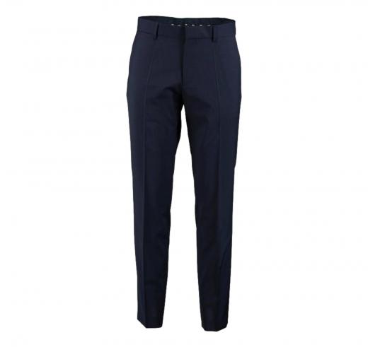 BOSS Pantalone Uomo H-Genius-MM-C-224 Slim fit In Misto Lana Vergine Elasticizzato 50482735 Colore Blu