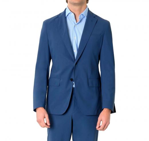 BOSS Abito Slim Fit In Tessuto Softshell Performance Elasticizzato Ideale Per Viaggiare 50534979 Colore Blu Chiaro