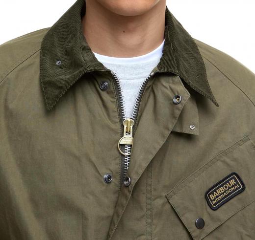 BARBOUR INTERNATIONAL A7 Pacemaster MCA1045GN31 Dusky Green Uomo