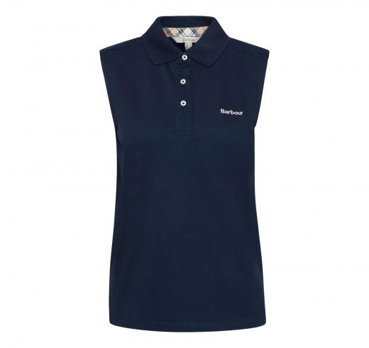 BARBOUR Polo Donna Senza Maniche Bowford LML0888NY73 Colore Blu Navy