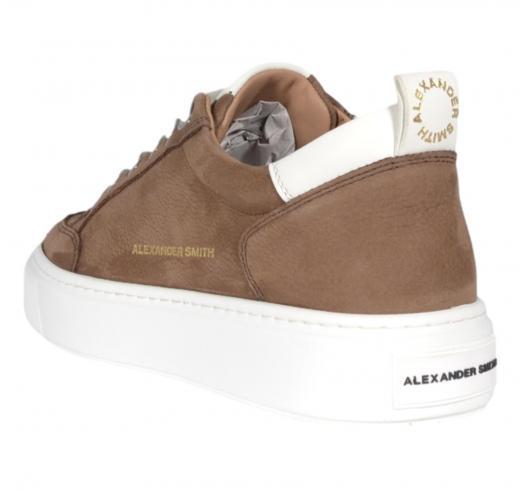 ALEXANDER SMITH Sneakers Uomo Bond Man BDM3258 OWT Colore Bianco Marrone