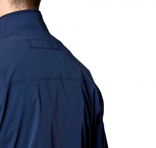 AERONAUTICA MILITARE Sailor Jacket in Gabardina Tecnica AB2210 Colore Blu Navy