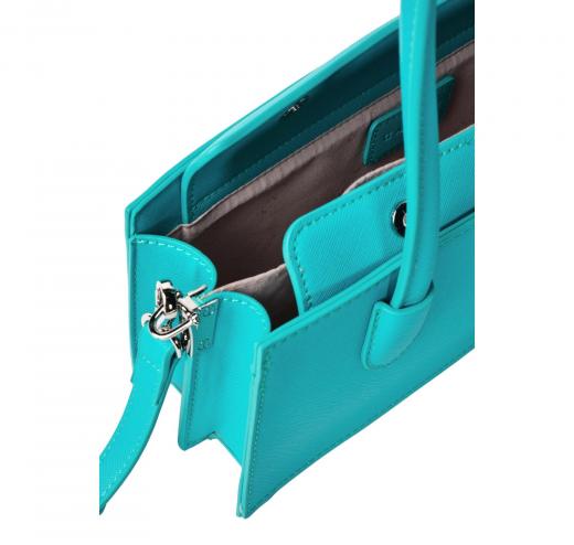 GAELLE PARIS Borsa Donna Reg Shoulder Strap Con Logo In Metallo GAACW02236 Colore Turchese