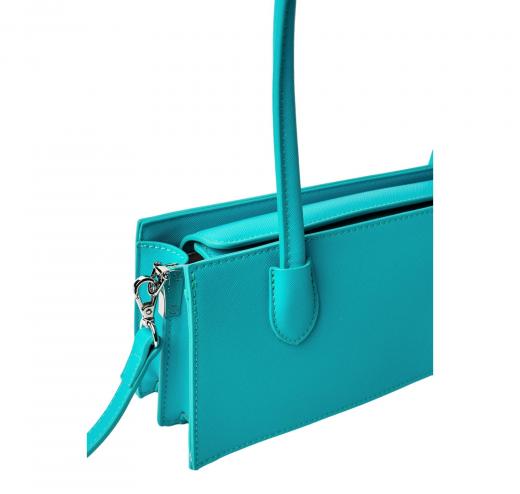 GAELLE PARIS Borsa Donna Reg Shoulder Strap Con Logo In Metallo GAACW02236 Colore Turchese