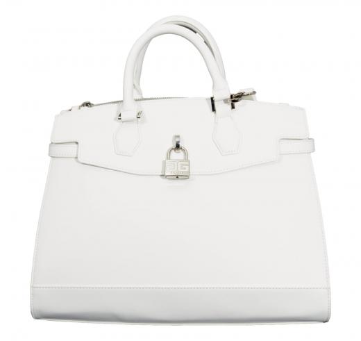GAELLE PARIS Borsa Donna Reg Hand Bag In Ecopelle Liscio E Lucchetto GAACW02227 Colore Bianco