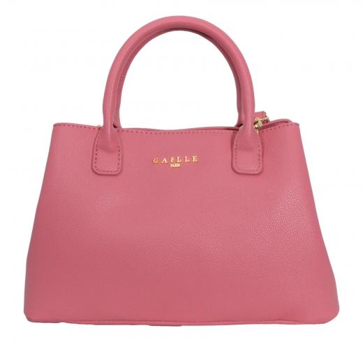 GAELLE PARIS Borsa Donna Reg Shopper Strap Con Logo In Metallo E Tracolla Jacquard GAACW02215 Colore Fucsia