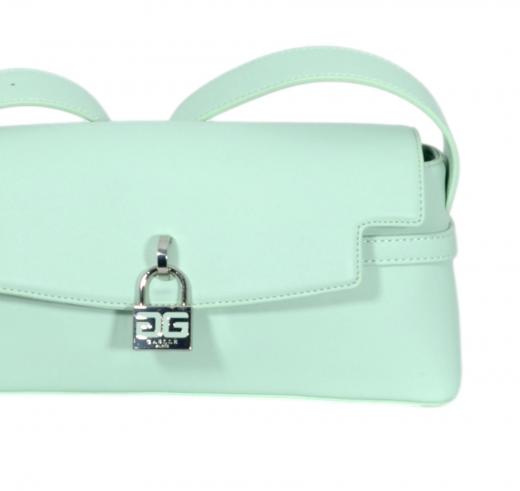 GAELLE PARIS Borsa Donna Reg Shoulder Strap Con Lucchetto Logato GAACW02225 Colore Menta