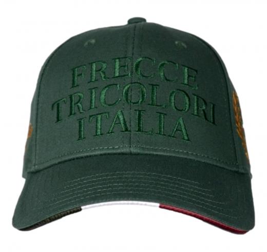 AERONAUTICA MILITARE Cappellino Uomo Ricamato Frecce Tricolori HA1209 Colore Verde
