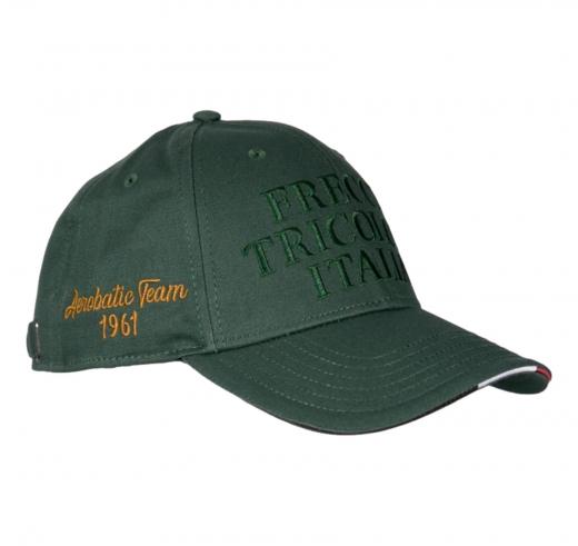 AERONAUTICA MILITARE Cappellino Uomo Ricamato Frecce Tricolori HA1209 Colore Verde