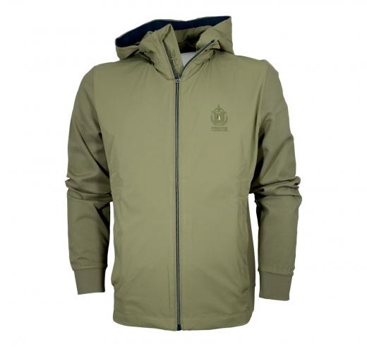 AERONAUTICA MILITARE Giacca Uomo Ibrida Con Cappuccio Removibile AF499F559 Colore Verde