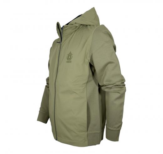 AERONAUTICA MILITARE Giacca Uomo Ibrida Con Cappuccio Removibile AF499F559 Colore Verde