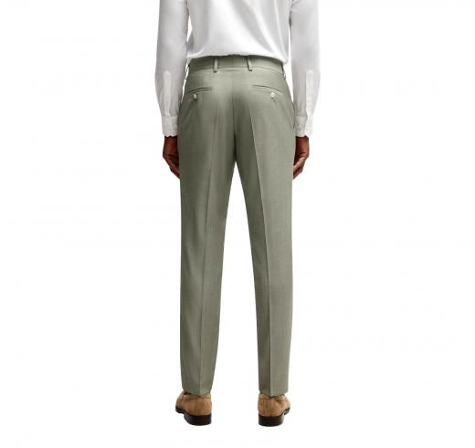 BOSS Abito Uomo Slim Fit in Misto Lana Modello H-Huge-2Pcs-224 50540759 Colore Calce