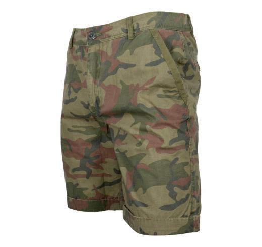 AERONAUTICA MILITARE Bermuda Uomo Mimetico BE251CT3506 Colore Verde Militare