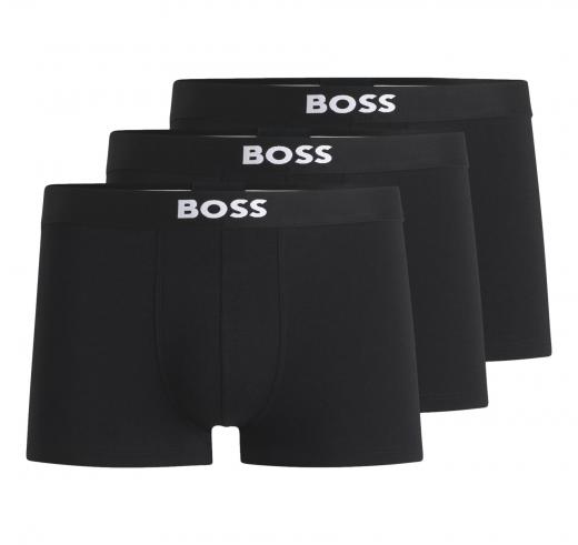 BOSS Boxer Uomo In Cotone Elasticizzato Con Logo In Confezione Da Tre 50544263 Colore Nero