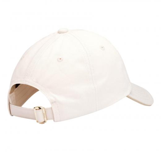 BOSS Cappellino Donna In Twill Di Cotone Con Logo In Metallo Regolabile Ari ME 50533367 Colore Bianco
