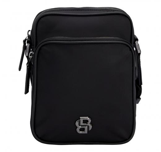 BOSS Tracolla Uomo Reporter Bag In Twill Con Monogramma Double B Modello B Icon NS Crossb 50523462 Colore Nero