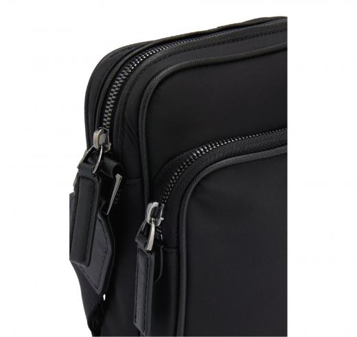 BOSS Tracolla Uomo Reporter Bag In Twill Con Monogramma Double B Modello B Icon NS Crossb 50523462 Colore Nero