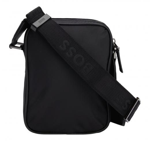 BOSS Tracolla Uomo Reporter Bag In Twill Con Monogramma Double B Modello B Icon NS Crossb 50523462 Colore Nero