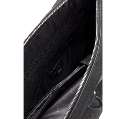 BOSS Borsa Uomo Portadocumenti Ray_S Doc Case 50536498 Similpelle Martellata Nero