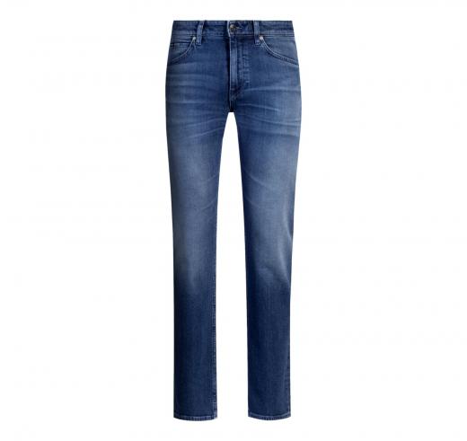BOSS Jeans Uomo Slim Fit In Comodo Denim Elasticizzato C-Delaware 50538537 Colore Blu