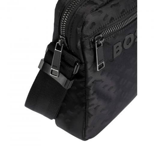 BOSS Tracolla Uomo Logata BB Catch 3 0 JM NS Zip 50541467 Colore Nero