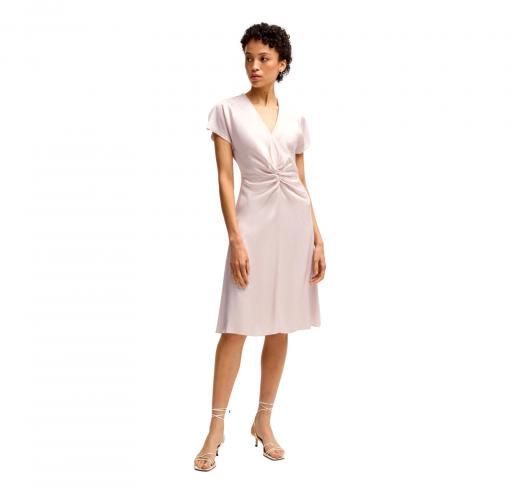 BOSS Abito Donna Con Scollo a V e Arricciatura In Vita Dulania 50537964 Colore Rosa Chiaro